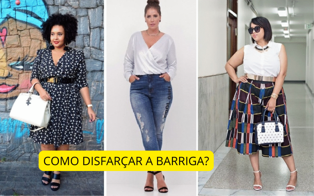 Roupas que disfarçam barriga sem perder o estilo